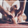 Hồi sinh đôi chân mệt mỏi với liệu trình Massage Chân 60 phút tại Lá Spa. Quy trình kết hợp ngâm chân thảo dược, bấm huyệt lòng bàn chân chuyên sâu và massage bắp chân giúp lưu thông khí huyết, giảm đau nhức và mang lại giấc ngủ sâu. [English] Revitalize tired feet with Lá Spa’s 60-minute Foot Massage. This procedure combines an herbal soak, deep sole reflexology, and calf massage to improve circulation, relieve pain, and promote restful sleep.